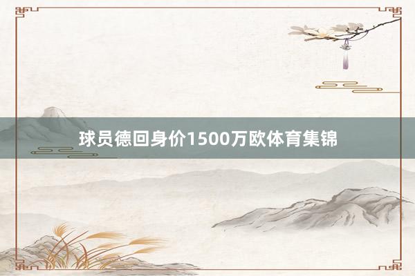 球员德回身价1500万欧体育集锦