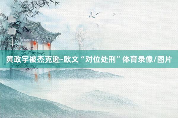 黄政宇被杰克逊-欧文“对位处刑”体育录像/图片