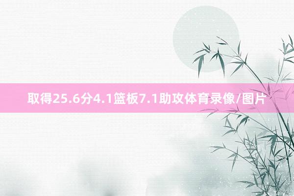 取得25.6分4.1篮板7.1助攻体育录像/图片