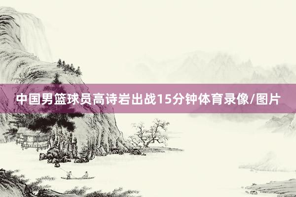 中国男篮球员高诗岩出战15分钟体育录像/图片