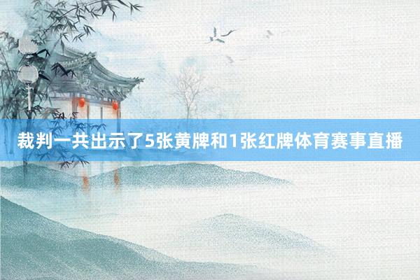 裁判一共出示了5张黄牌和1张红牌体育赛事直播