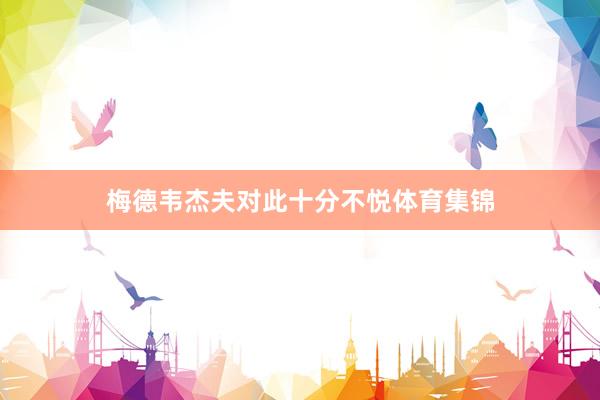 梅德韦杰夫对此十分不悦体育集锦