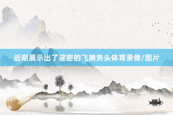 近期展示出了邃密的飞腾势头体育录像/图片