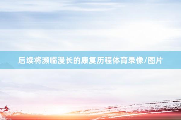 后续将濒临漫长的康复历程体育录像/图片