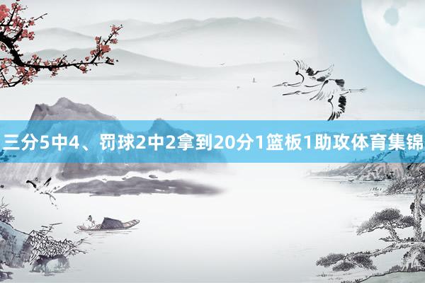三分5中4、罚球2中2拿到20分1篮板1助攻体育集锦